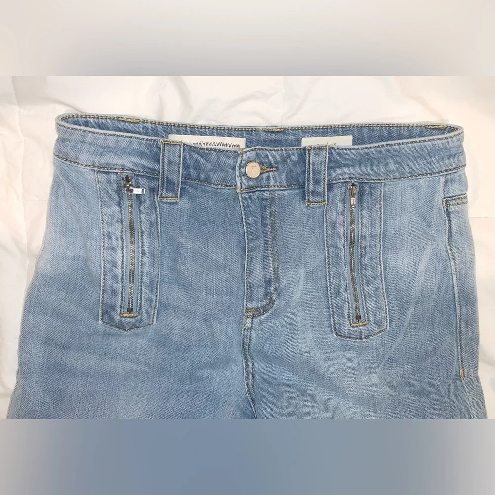 Anthropologie Pilcro Letterpress high waist wide leg jeans women’s size 28 - Picture 13 of 15